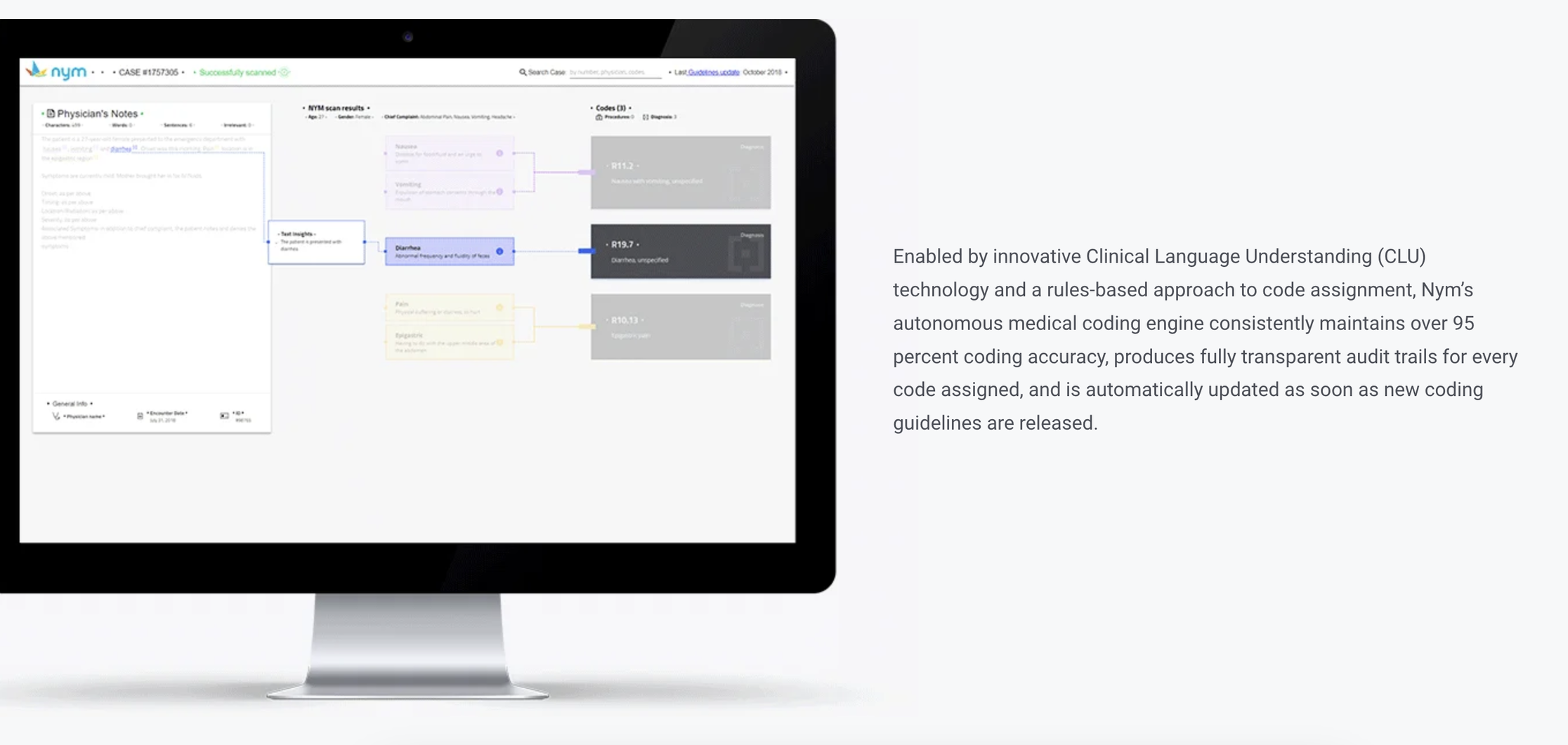 Nym’s AI translates patient records into medical codes with over 95% accuracy