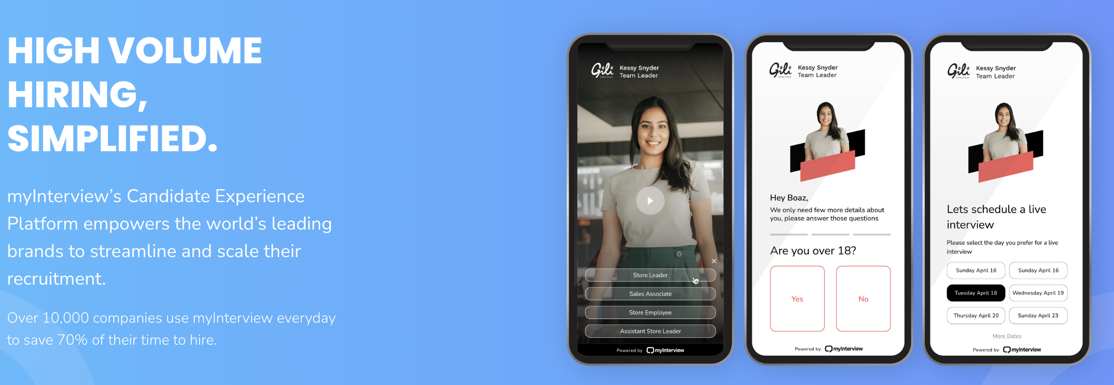 myInterview reduces time-to-hire with smart video analysis
