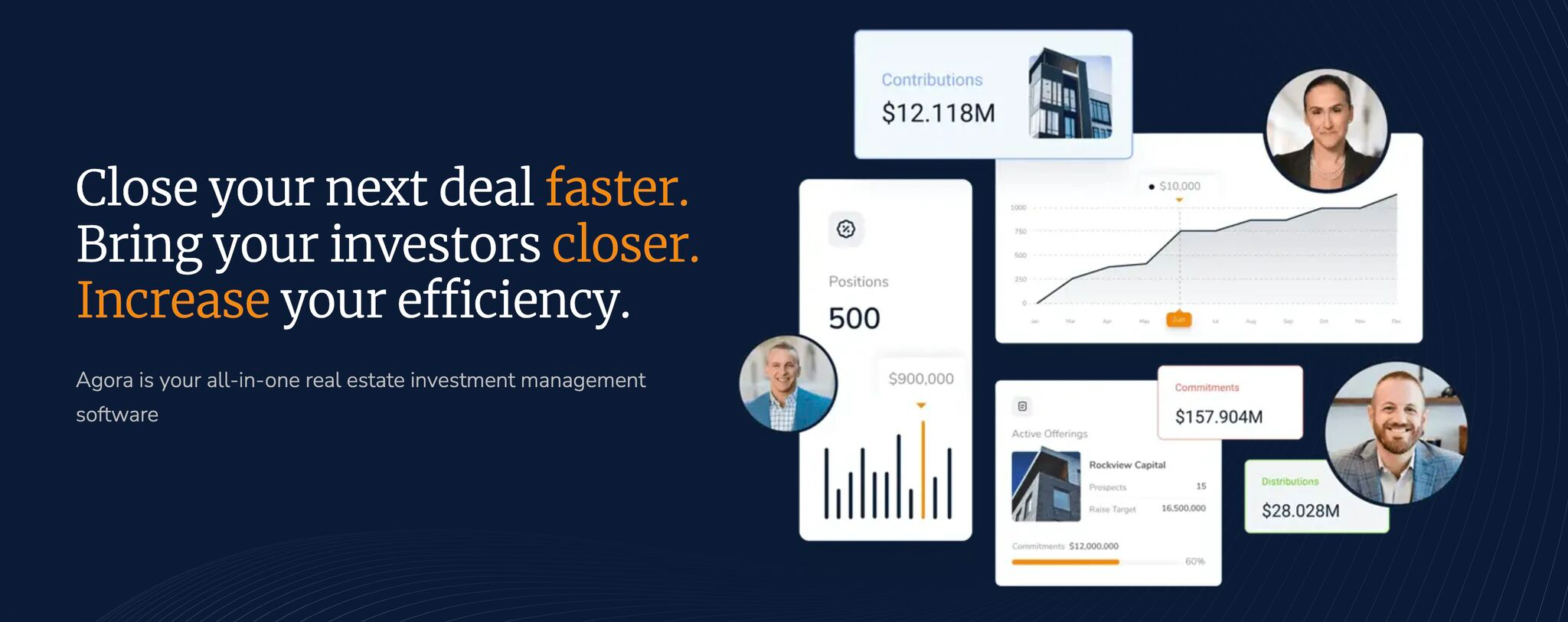 Agora is driving real estate firms to reach their full potential by automating all aspects of the investment process