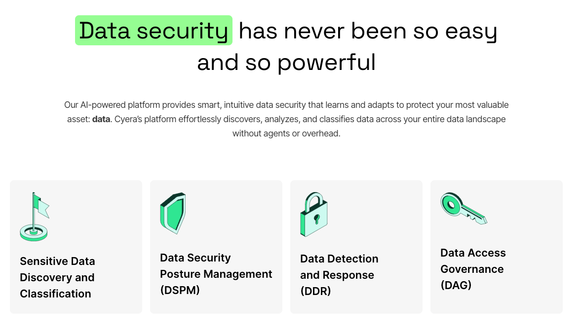 Cyera can discover, analyze, and classify sensitive data across an organization's entire digital landscape.